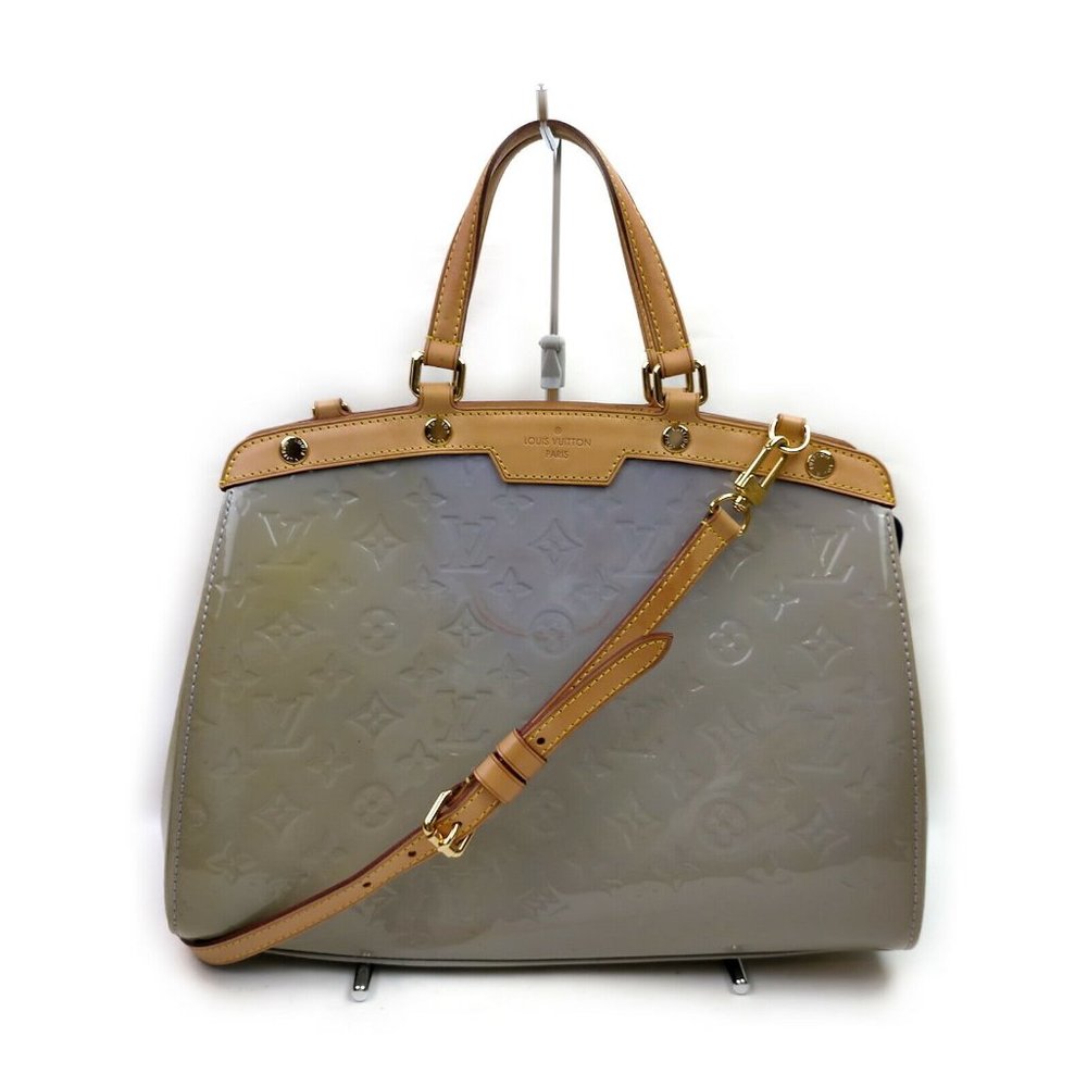 Louis Vuitton Blair MM M90181 Grays Vernis LV Hand Bag